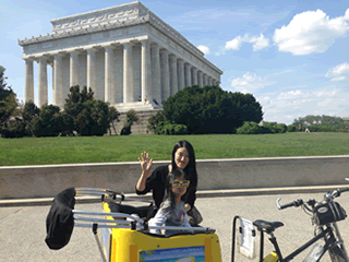 See DC -- Pedicab Tour at the Lincoln Memorial