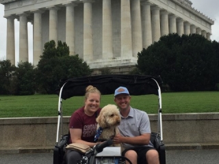 Dog Friendly Tour at the Lincoln Memorial Dog Friendly Tours of Washington DC