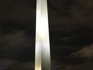 Twilight tour at the Washington Monument
