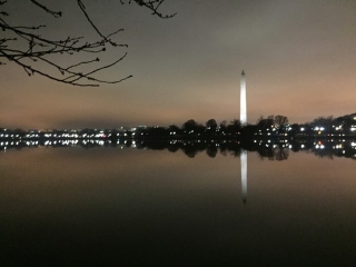 Twilight tour of the Monuments