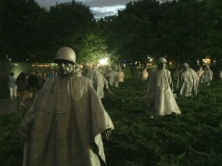 Korean Memorial at Twilight