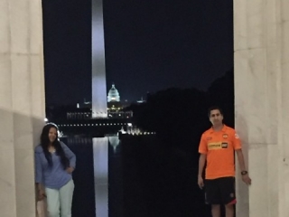 Twilight tour of the monuments