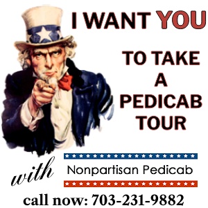 Nonpartisan Pedicab Private Tours